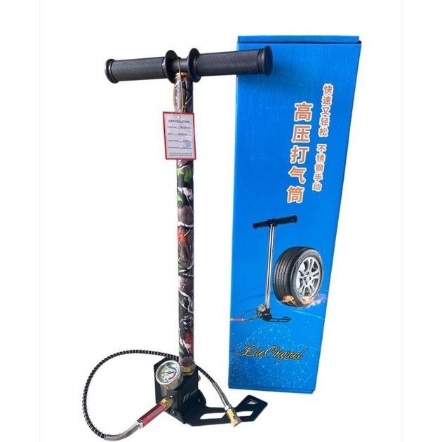 Pompa Pcp Rv Pump Motif Camo. Kaki Lipat 6000Psi Bonus Mini Kupler New Stok