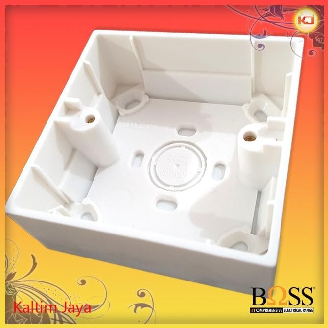 *$*$*$*$] Box Outbow/OB Dus/Dos/Kotak Tempel Plastik Putih Single B238 BOSS