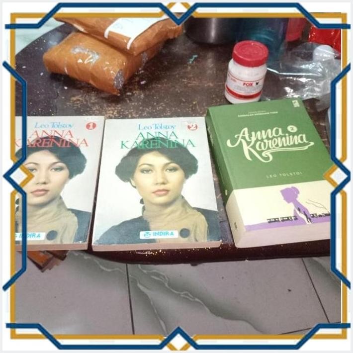 [PIT] BUKU ANNA KARENINA LEO  TOLTOY/KOESALAH SOEBAGIO TOER .PENERBIT INDIRA. 1&2 DAN KPG JILID 2.TA