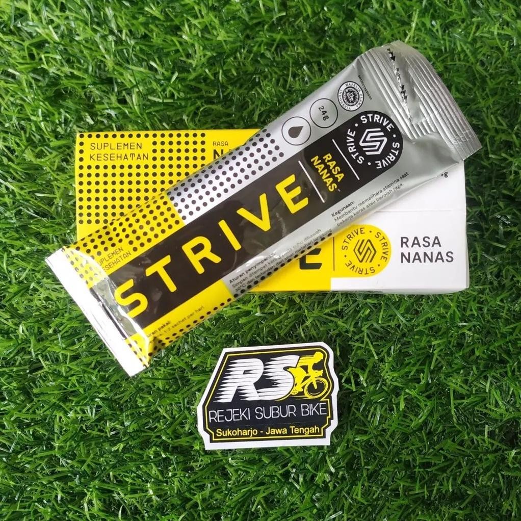 

New Strive Energy Gel Rasa Nanas Original 1 Box Isi 5 Olahraga Sepeda Lari Termurah
