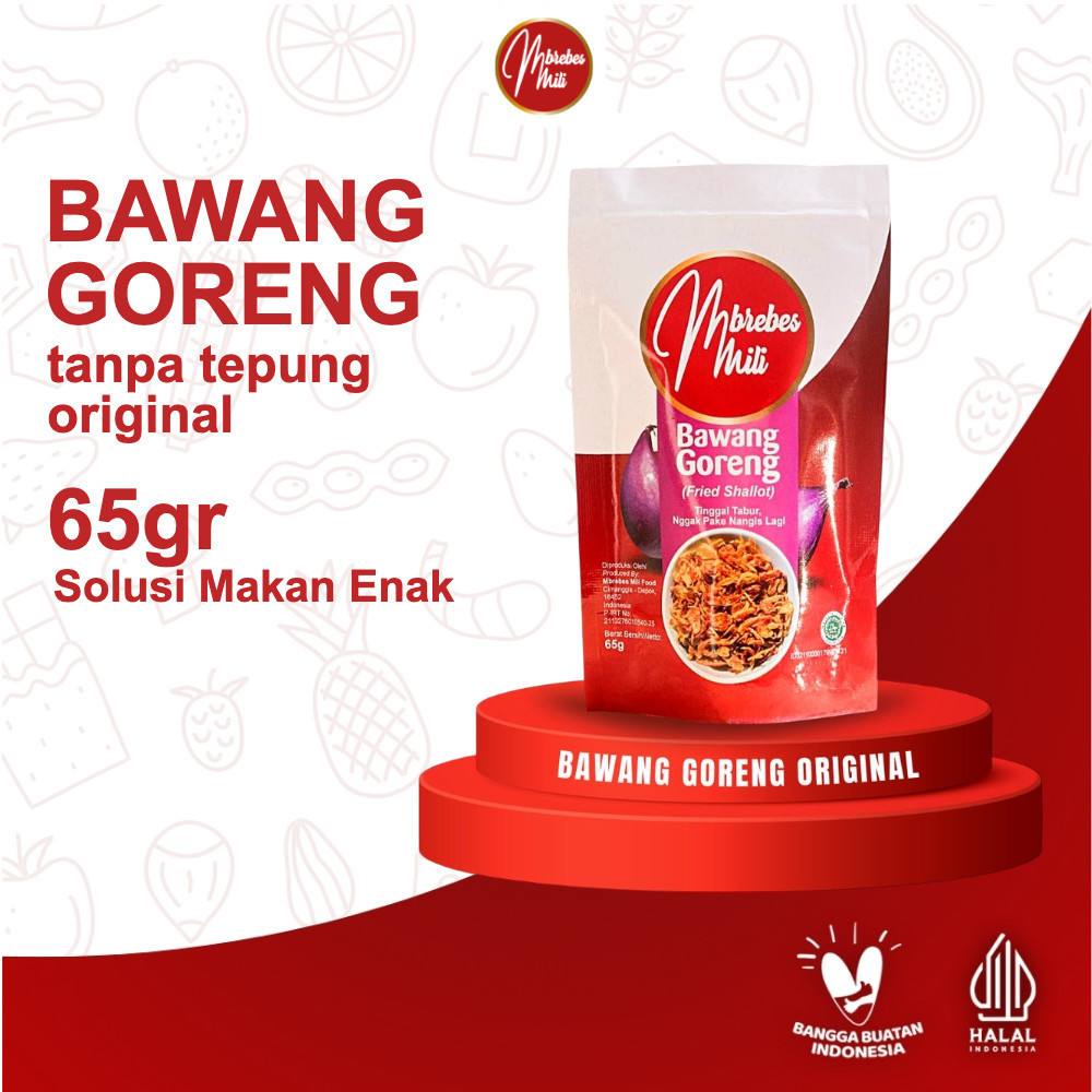 

Bawang Goreng Brebes MbrebesMili 65g – Tanpa Tepung