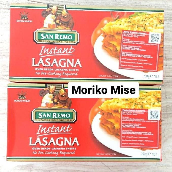 

(Good) san remo lasagna instant / lasagna san remo instant / lasagna sheet