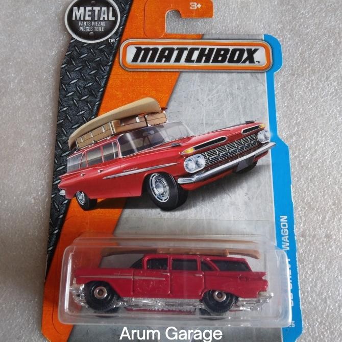 Matchbox 59 Chevy Wagon. 1959 Chevrolet Wagon. Metal Parts Pieces. Antik