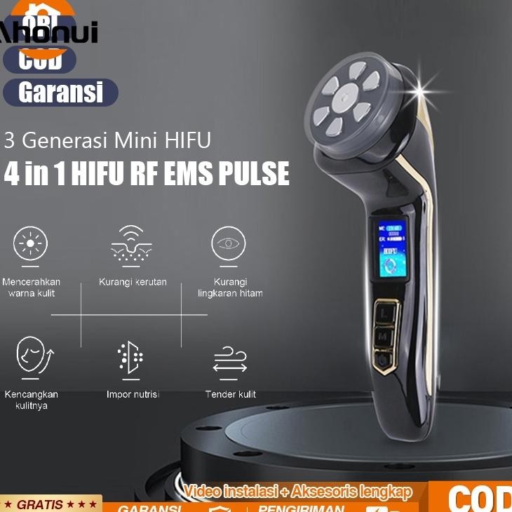 Ahonui Garani 4 In 1Newet Ni Hifu 3 Generai Ni Hifu Rf Em Pule 4 In 1 Alat Ecan Multifungi Em Radio 