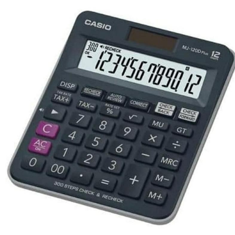 

jk-54 CASIO MJ-120D PLUS - Check & Correct Calculator / Kalkulator Desktop Termurah