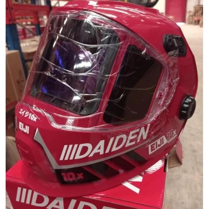 Eiji10X Helm Las Quality Daiden Jepang Topeng Las Otomatis Eiji 10X New Stok