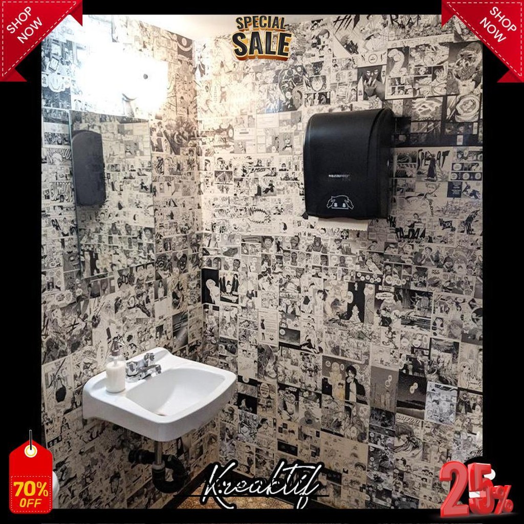 Kreaktif Poster Anime Manga Wall Decor Panel Komik - One Piece Jujutsu Kaisen Black Clover Haikyuu A