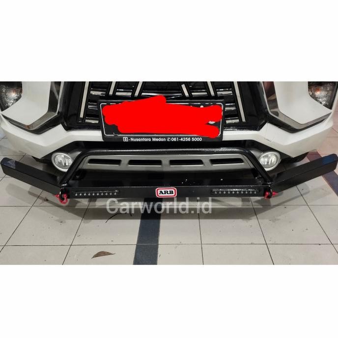 BEBAS ONGKIR - Towing Bar Depan Palang Bumper Besi Xpander + Led