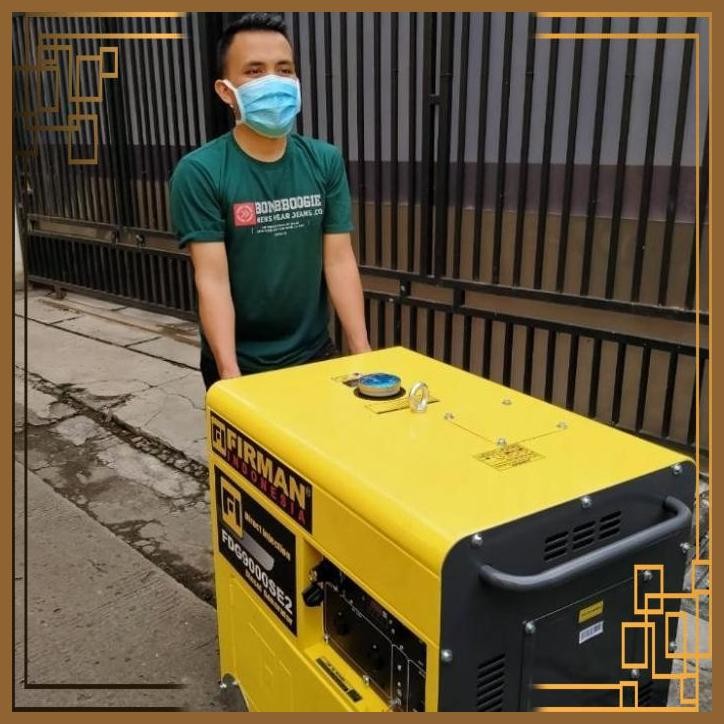 [KRT] GENSET SILENT SOLAR FIRMAN FDG9000SE2 6KW / GENERATOR SILENT FIRMAN