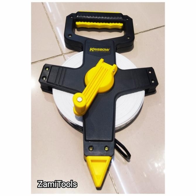 Sale Meteran Roll Fiber Tancap 30,50 & 100Meter Krisbow