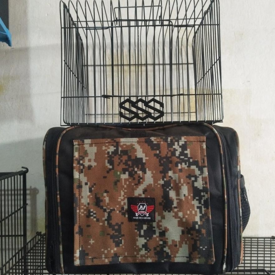 Un04 TAS KANDANG UNTUL UNTULAN SLEMPANG JINJING LUBANG ANGIN SANGKAR BURUNG PLECI HEWAN KECIL HAMSTE