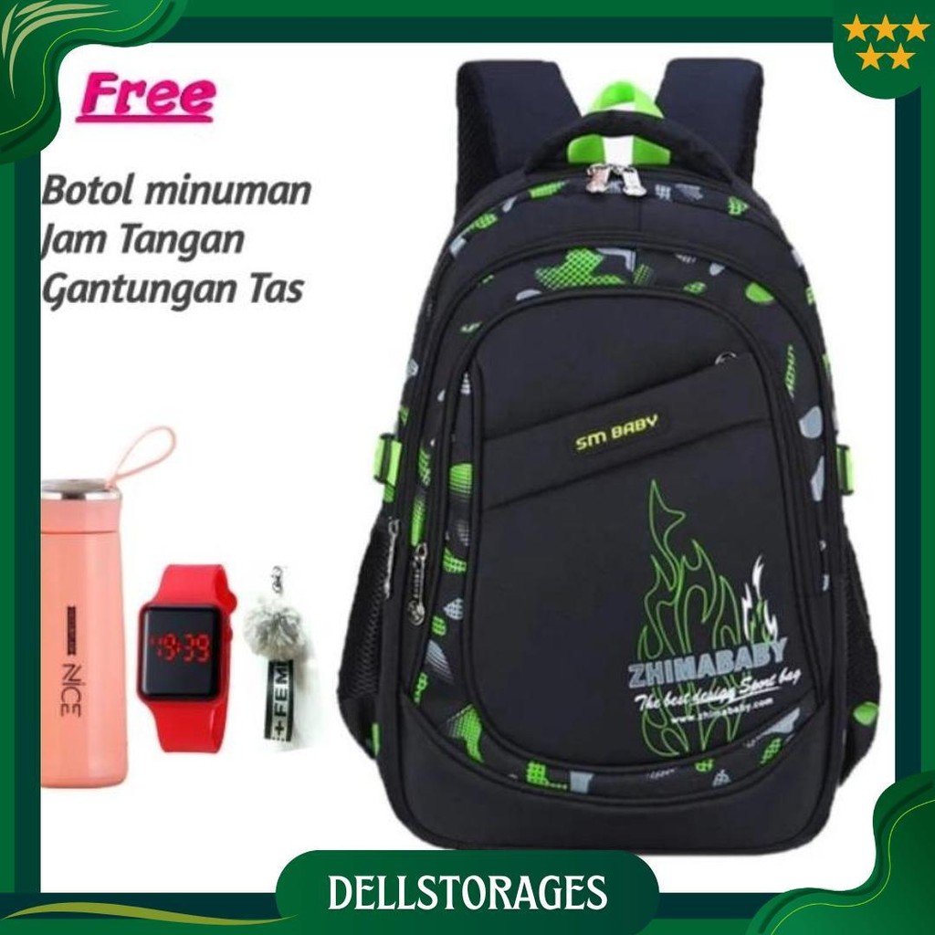 Ks - Goldvers Polo Ransel Sekolah Bacpack Oryginal Tas Anak Sd Smp Sma Kapasitas Besar Ori