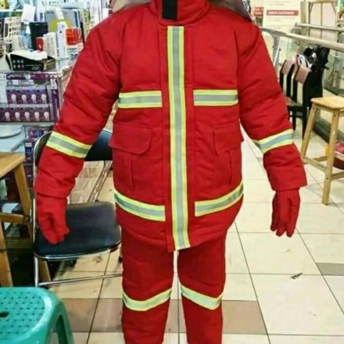 Baju Pemadam Kebakaran Safety 1 Set/Baju Pemadam Kebakaran Komplit New Stok