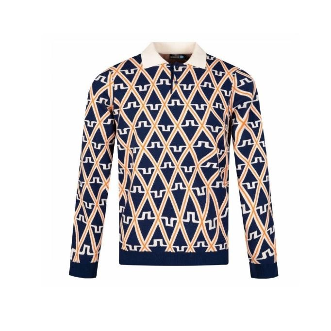 Baju Golf Pria Tangan panjang Jicn polo shirt golf man longsleeve