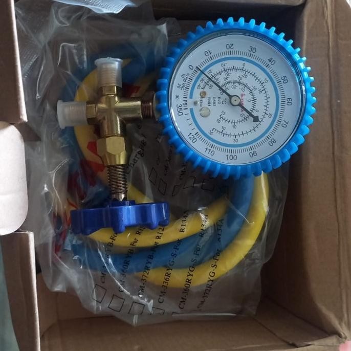 Alat Isi Freon Kulkas Lengkap Slang Dan Manifold