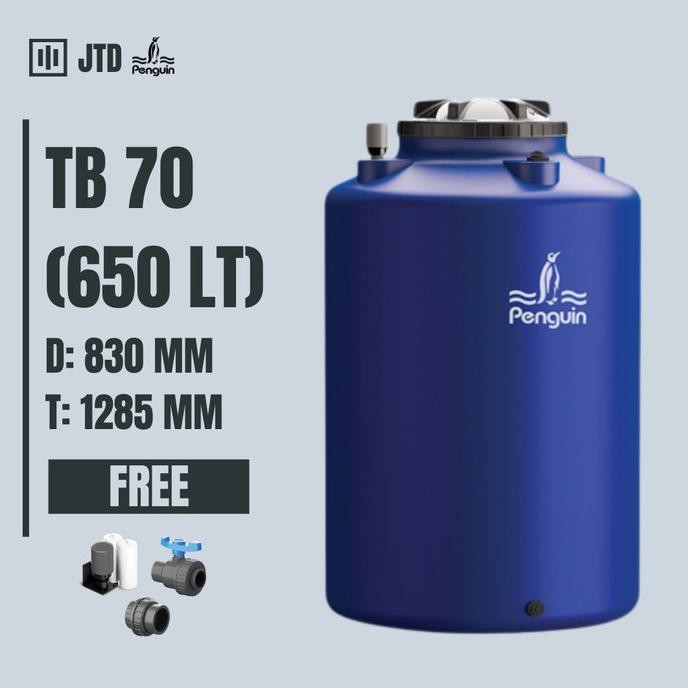 Miliki Toren / Tandon / Tangki Air Penguin Ukuran 520 / 650 / 800 / 1050