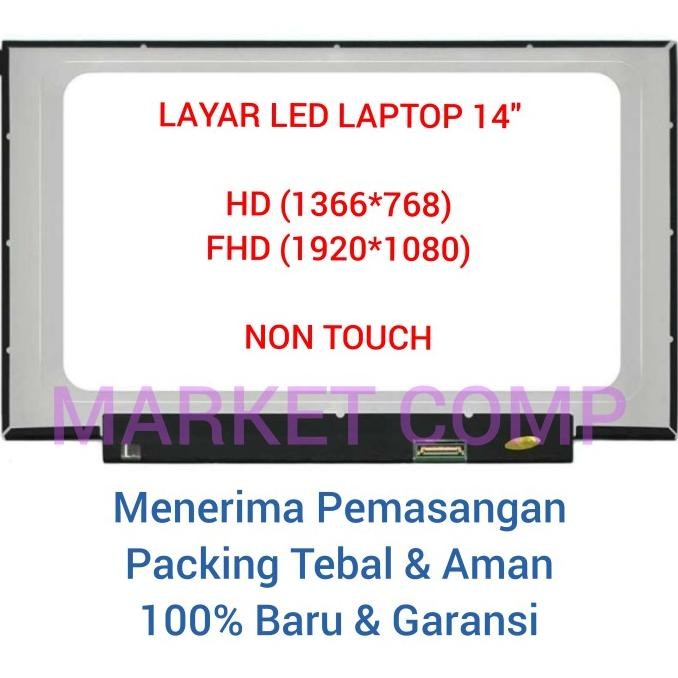 Layar Led Lcd Hp 14 14S Dq 14-Dq 14S-Dq 14S-Dq0Xxx 14S-Dq1Xxx 14S-Dq2Xxx 14S-Dq5Xxx 14S-Dq3Xxx 14S-D