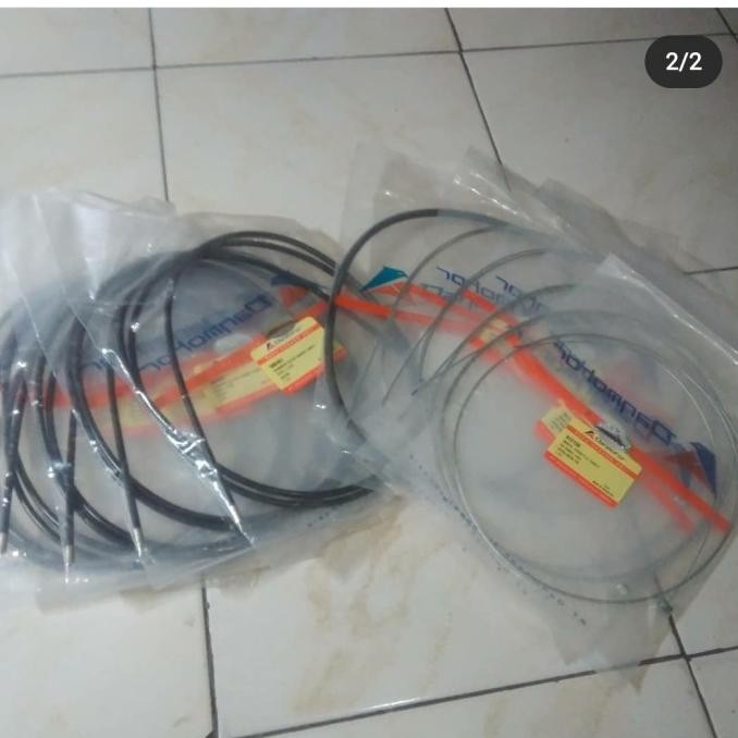 kabel set luar dalam rem kopling persneling gas rem depan vespa