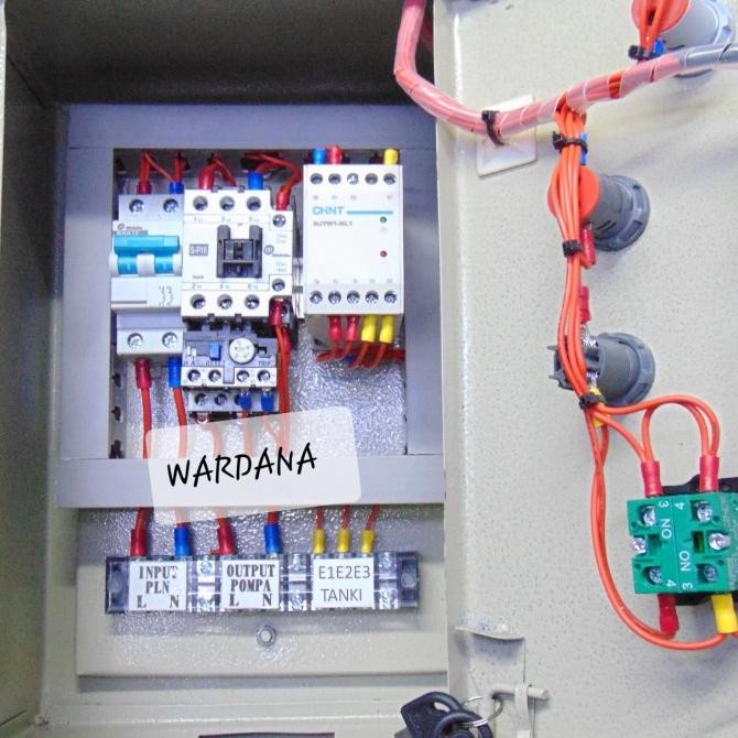 Miliki Panel Pompa Otomatis 1Toren Manual Dan Otomatis 1Phase 220V 1.5Kw/2Hp