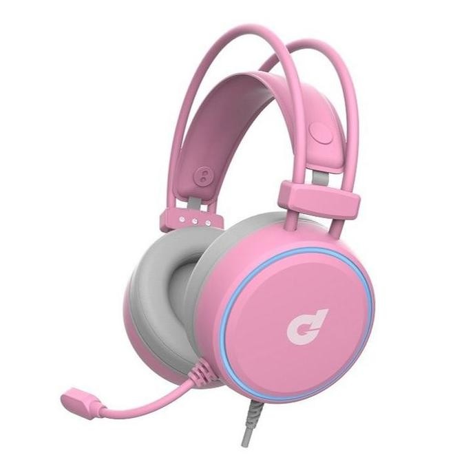 Dbe Gm190 7.1 Virtual Surround Gaming Headphone - Pink Edition Headset Co