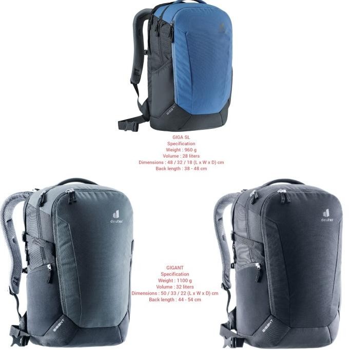 TERBARU - Deuter Lifestyle daypack Giga - Gigant Tas Laptop