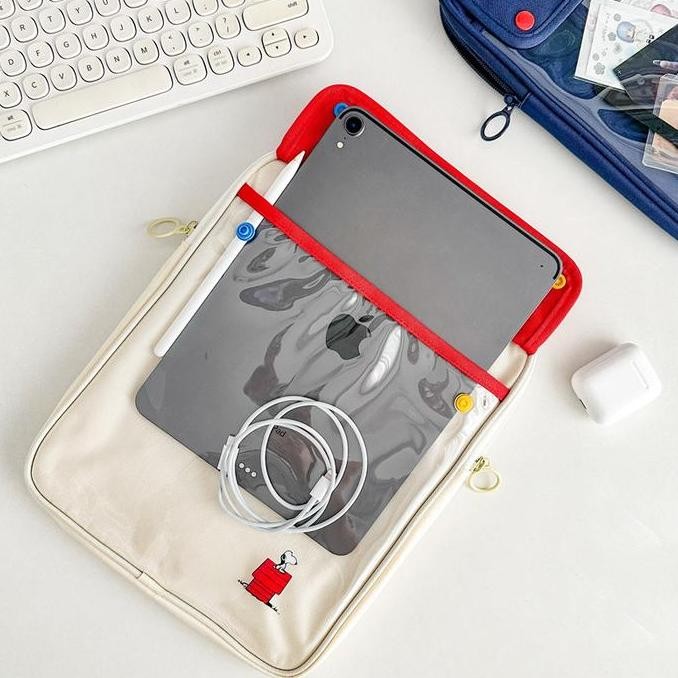 Sleeve Tablet Laptop Ipad Mini Pro Air 12 3 4 5 6 7 8 9 10 11 Tas Pouch Transparan Pvc Mika Karakter