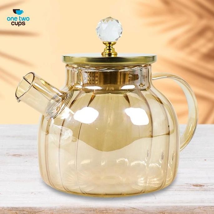 Promo Teko Kaca Unik  Aesthetic Tahan Panas Teko Kaca Unik