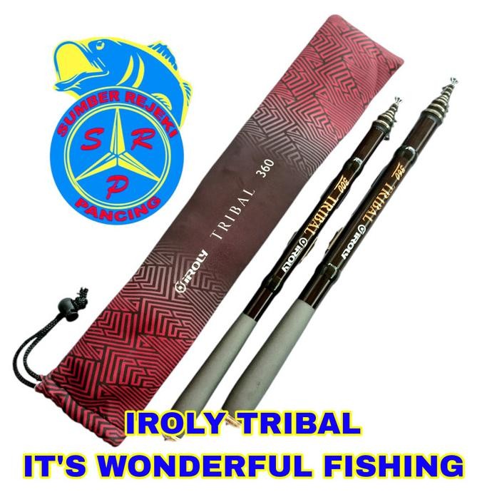 MURAH Joran Tegek Kolong Iroly Tribal Carbon
