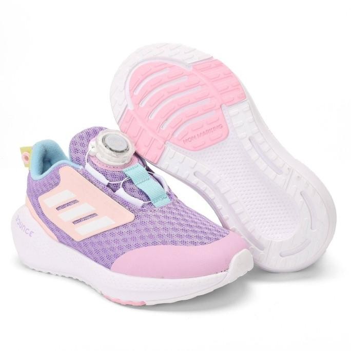SEPATU ANAK PEREMPUAN OLAHRAGA ADIDAS EQ 21 RUN BOUNCE PINK PURPLE