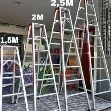 Tangga Lipat Aluminium 2 in 1 Kebanggaan 2,5Meter - 3 Meter - 2 meter/tangga/tangga lipat/tangga keb