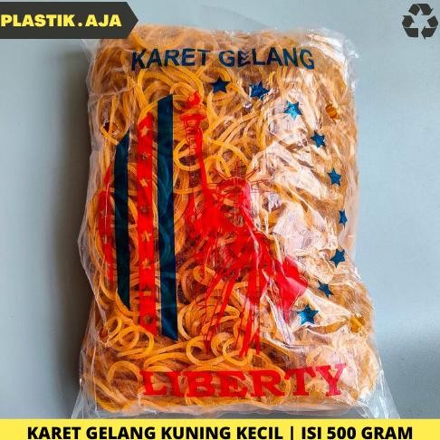 

KARET GELANG KUNING KECIL KUAT LIBERTY | ISI 500 GRAM murah