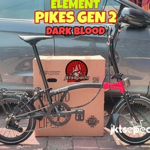 Sepeda Lipat Element Pikes Gen 2 Nature murah