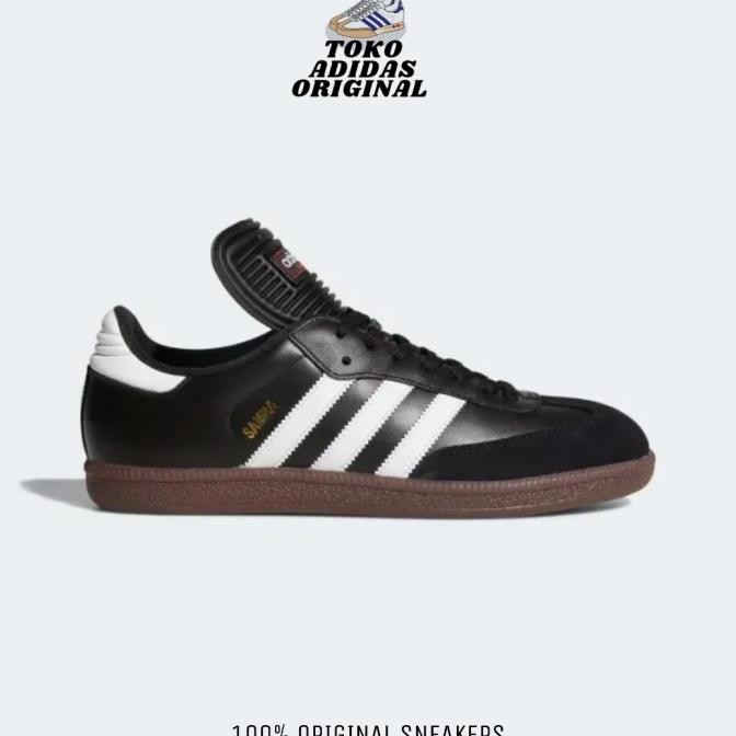 SEPATU CASUAL ADIDAS SAMBA CLASSIC BLACK WHITE (034563) ORIGINAL RESMI