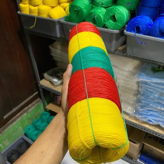 

Tali Tambang 1 Mm 200 Meter 1 Bendel 5 Roll Bisa Request Warna Hijau Kuning Merah Hitam Putih New Stok