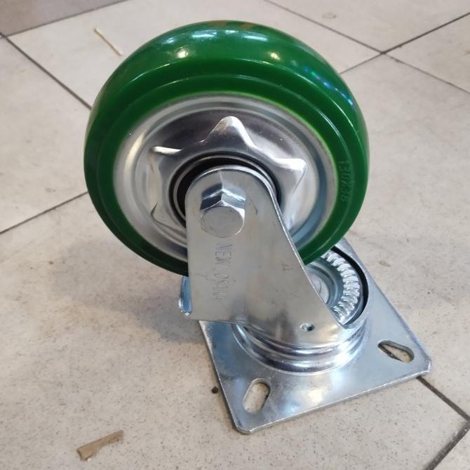 Roda Pu Osaka 5 Inch Hidup New Stok