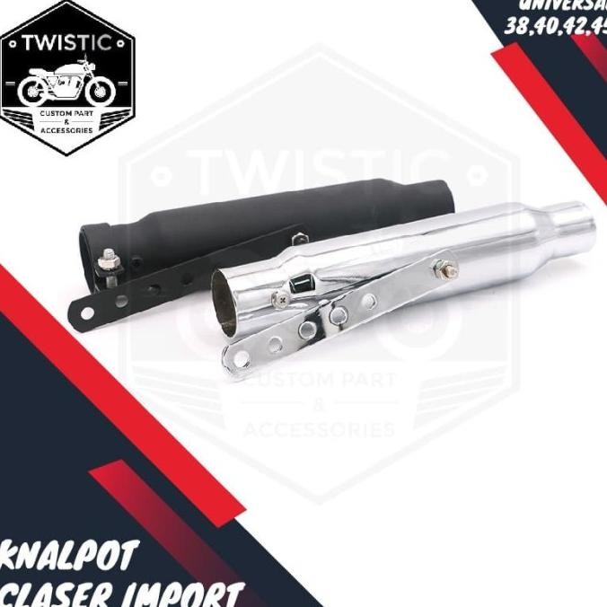 Knalpot Muffler Custom Claser Motor W175 Benelli XSR 155 Harley