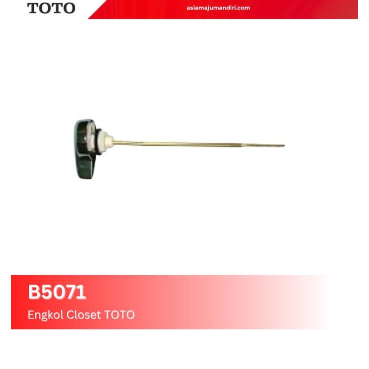 Toto Spareparts - Stik Engkol Samping Tuas Flush B5071 Closet Duduk Ecowasher Cw914J New Stok
