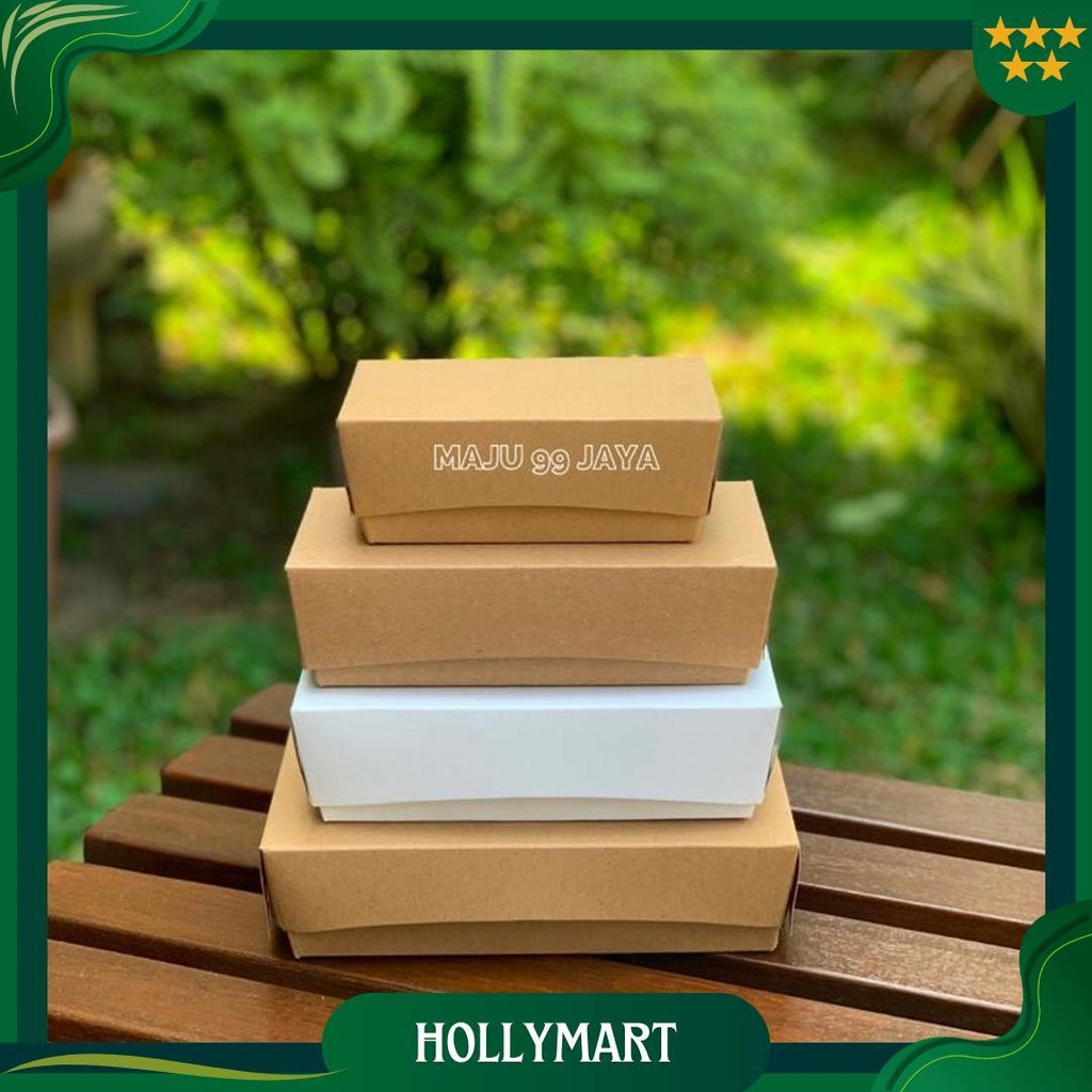 

(100 Pcs) Paper Lunch Box Kotak Makan Ukuran 12X7X5 Cm (Lunchbox S/Small) Laminasi Tebal 290 Gram/Gsm Coklat Polos - Lunch Box Kertas, Dus Box, Dus Nasi, Kemasan Makanan Take Away, Kemasan Makanan Kertas, Tray Paper Kertas, Box Kue Ori