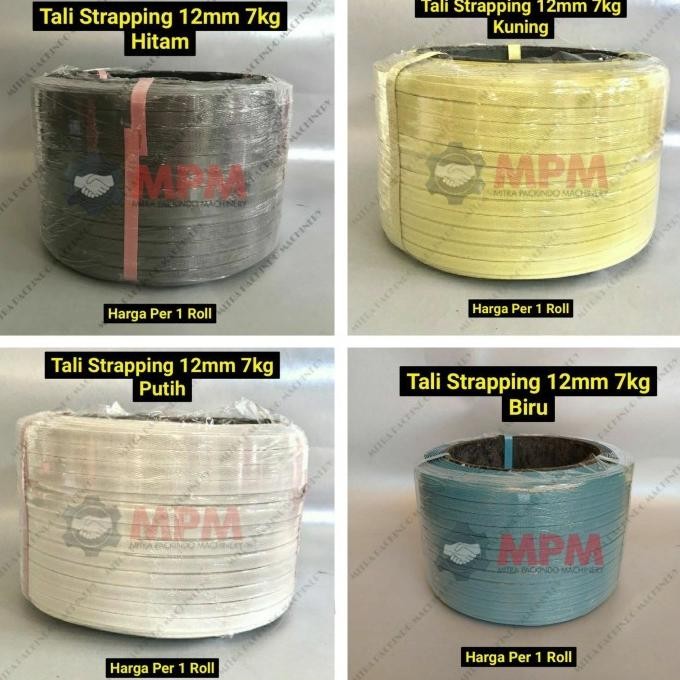 

Tali Strapping Band 15Mm / Tali Straping 12Mm / Tali Packing Klem New Stok