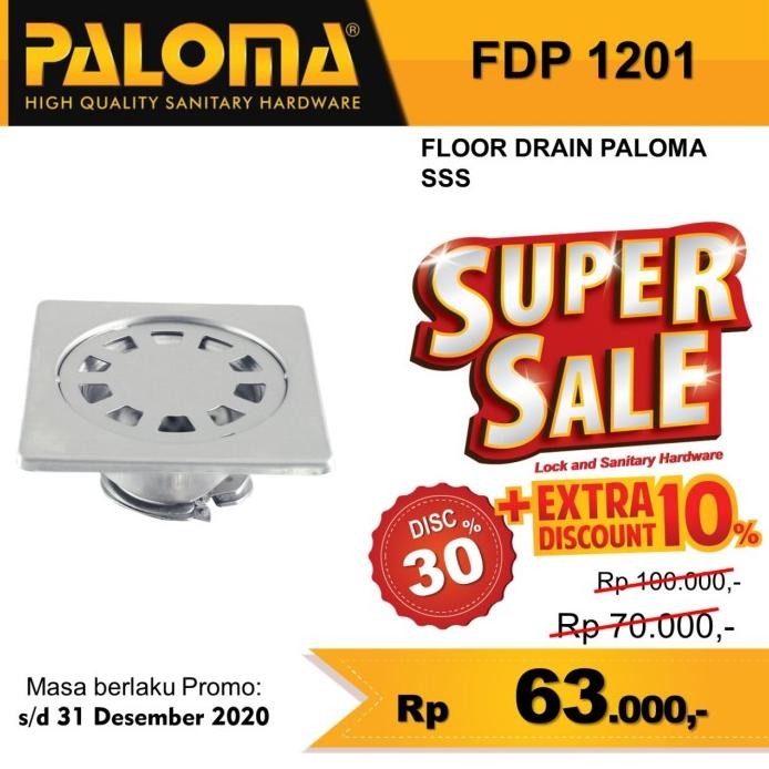 Floor Drain Paloma Fdp1201 Terbaru