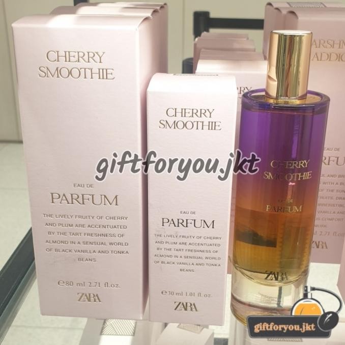 Jual Murah Parfum Zara Cherry Smoothie 100 Ml Edp Original Woman Perfume Wanita Terlaris..
