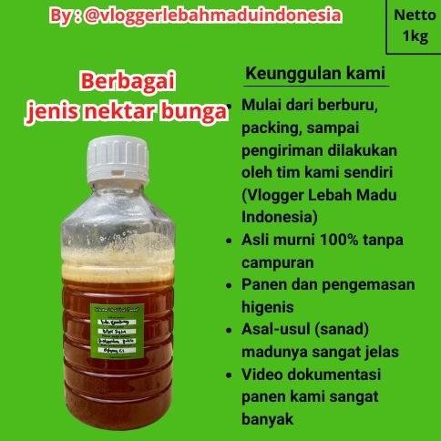 

1kg | Madu Hutan Jawa Barat | Nektar Bunga Organik Asli Murni 100% PRAM