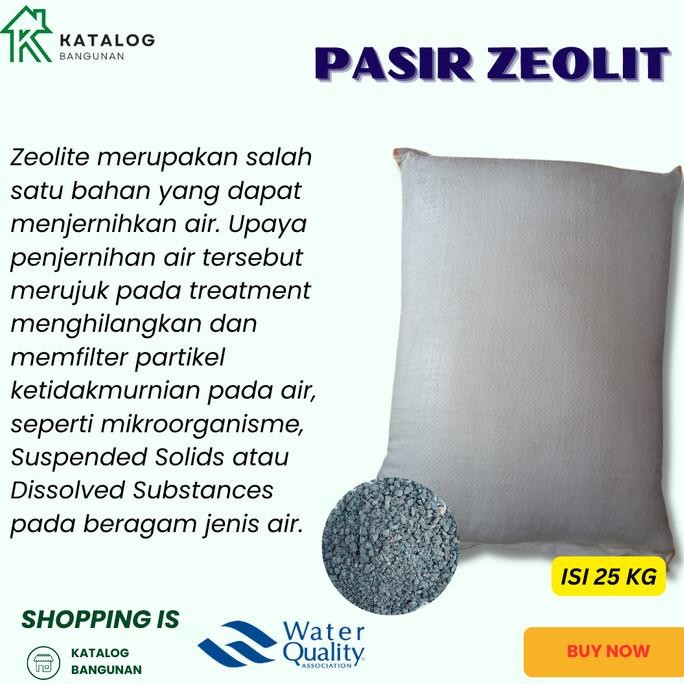 Pasir Zeolite Media Filter Air Zeolit 25 Kg Restock