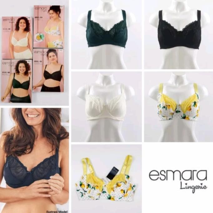 Hot Promo, 38C 38D 40C 42C 42D Bra Jumbo Big Size Merk Esmara Tanpa Kawat