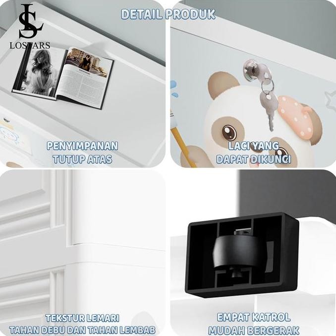 Lostars/Lemari bayi/Lemari plastik /Lemari plastik anak/lemari plastik premium/lemari pakaian /lemar