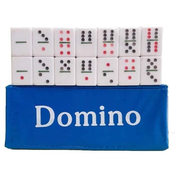 Or42 Batu GAPLE / Batu DOMINO ( TEBAL) PRESS BANYAK WARNA FREE BOX BIRU Termurah