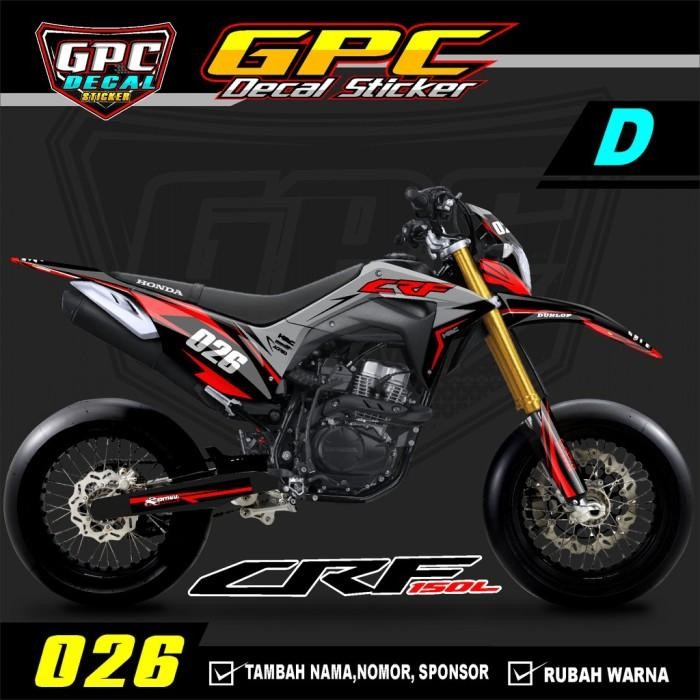 Decal Sticker Crf 150 L Full Body Dekal Stiker Crf 150 L Trai Original Dan Terpercaya