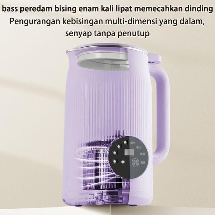 Terlaris Lighthundred Mall 6 In 1 Soy Milk Maker Mesin Susu Kedelai Multifungsi 1000Ml  Jus 10 Pisau