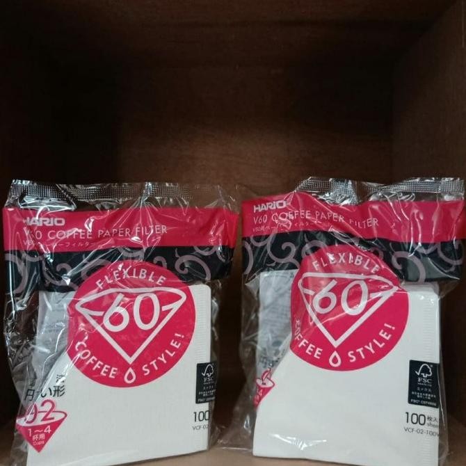 

Hario V60 Paper Filter Size 02 Isi 100/Penyaring Kopi