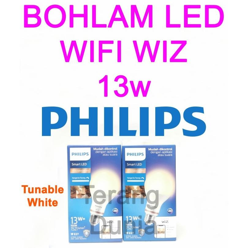 Philips Smart Wifi 13w Bohlam Philips Wifi 13w Philips 13w Lampu Wifi murah